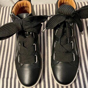 Cool Black boot sneakers by EOS size 38 euro size 7-7.5  US size -$120